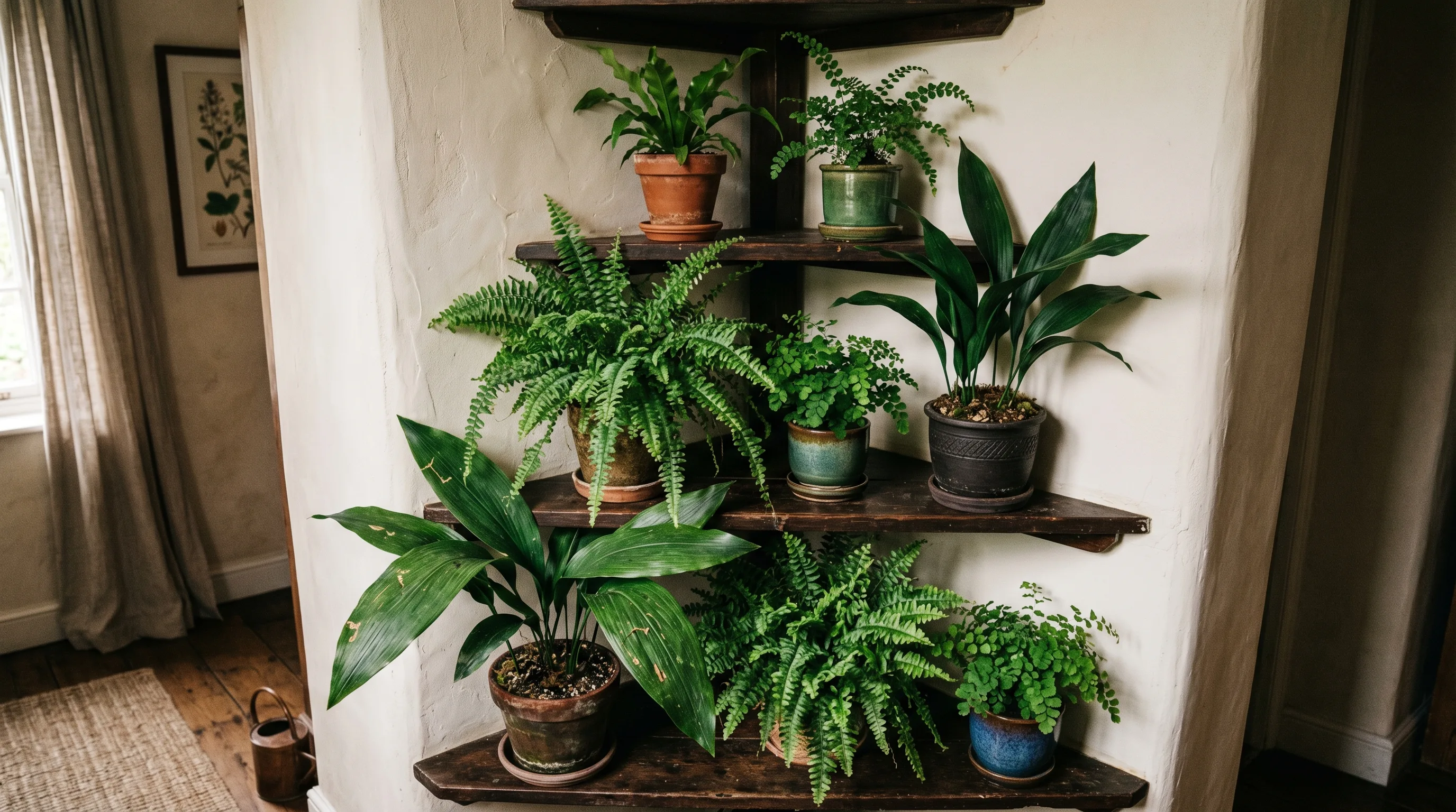Cast Iron Plant in a Quiet Room